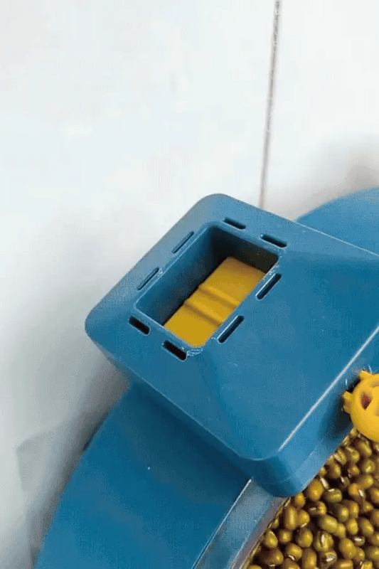 6-Section Wall-Mounted Grain Dispenser™ 6 Separate Compartments • One-Press Dispensing • Transparent Storage • Space-Saving Design