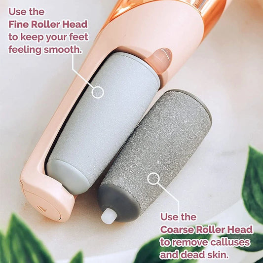 Electric Pedicure Foot File™ Smooth Away Roughness • Buff Dry Skin • Softer-Looking Heels • Easy At-Home Pedicure