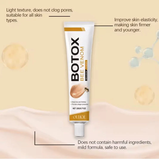 OUHOE Bee Venom Wrinkle Cream™ Smooth-Looking Skin • Deep Hydration • Firmer-Looking Texture • Youthful Glow