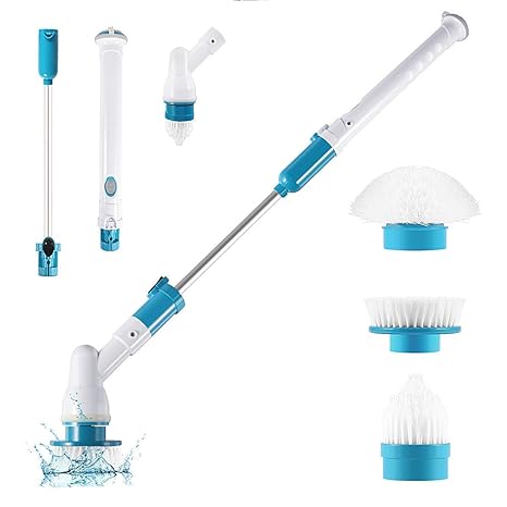 3-in-1 SpinScrub™ Electric Cleaning Brush  Powerful Scrubbing • 3 Interchangeable Brush Heads • Effortless Deep Cleaning • Multi-Surface Use