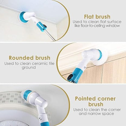 3-in-1 SpinScrub™ Electric Cleaning Brush  Powerful Scrubbing • 3 Interchangeable Brush Heads • Effortless Deep Cleaning • Multi-Surface Use