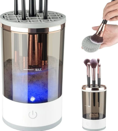 Automatic Multi-Brush Cleaner™  Deep Clean in Minutes • Automatic Cleaning & Drying • Sonic Vibration • Fits Multiple Brush Sizes