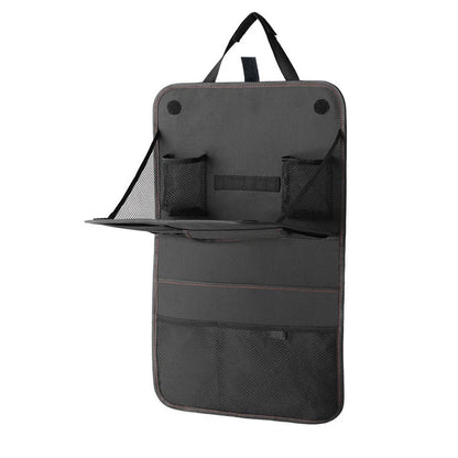 DriveTidy™ Car Seat Back Organizer & Travel Tray  Multi-Pocket Storage • Foldable Dining Tray • Water-Resistant • Easy to Clean • Fits Most Vehicles