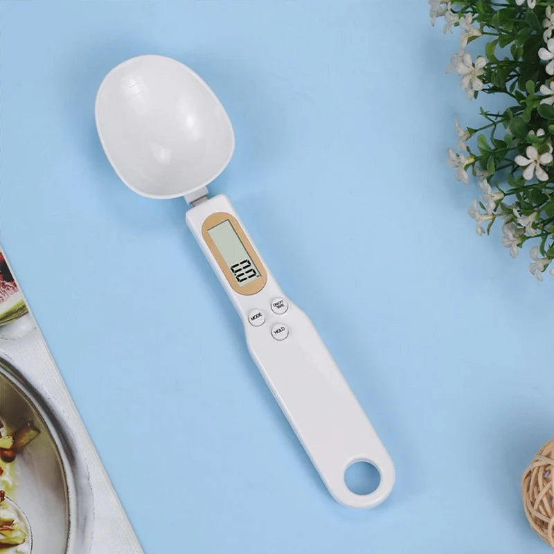 SmartMeasure™ Digital Measuring Spoon Scale  0.1g Precision • 500g Capacity • 4 Measurement Units • TARE & HOLD Functions
