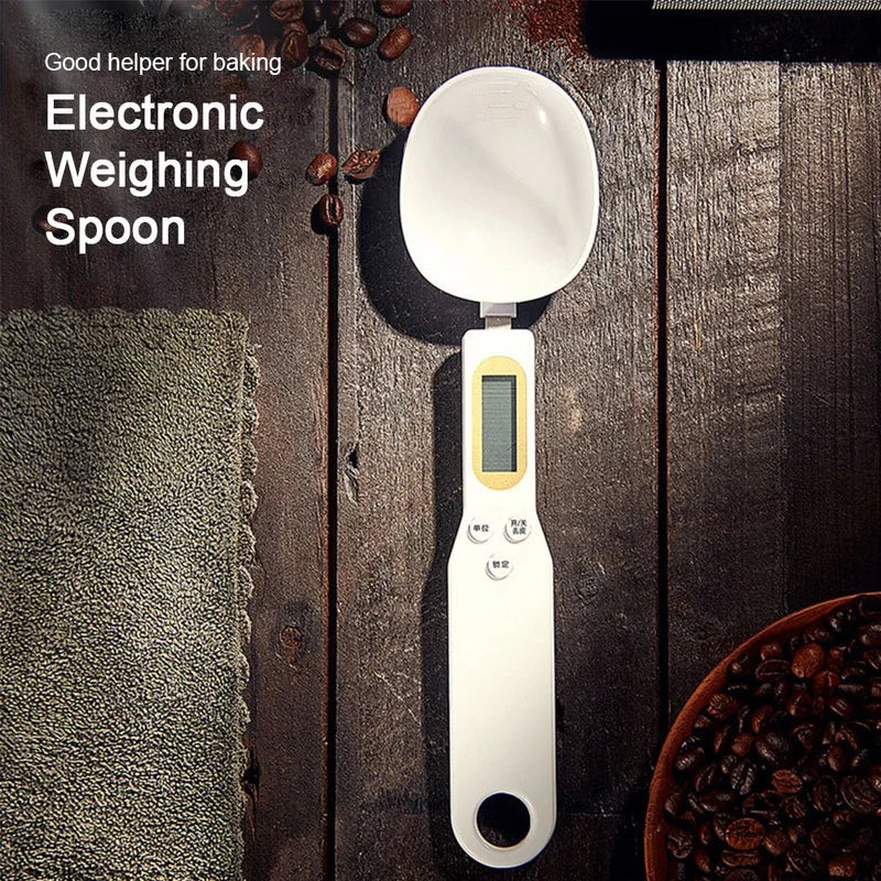 SmartMeasure™ Digital Measuring Spoon Scale  0.1g Precision • 500g Capacity • 4 Measurement Units • TARE & HOLD Functions