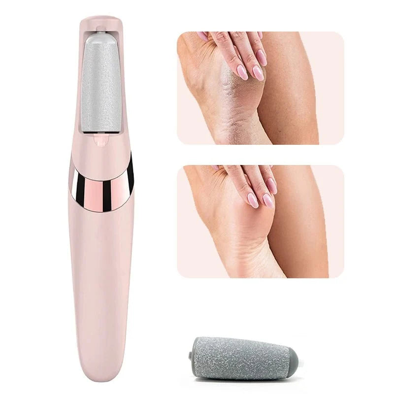 Electric Pedicure Foot File™  Smooth Away Roughness • Buff Dry Skin • Softer-Looking Heels • Easy At-Home Pedicure