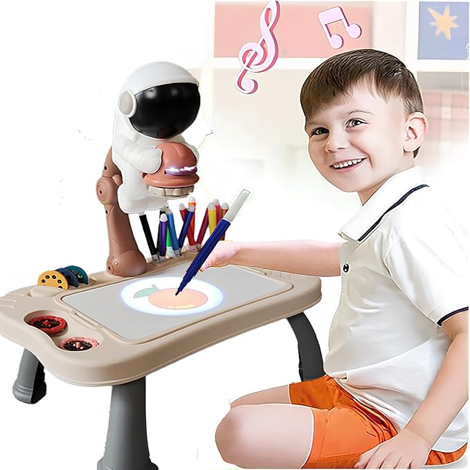 Hao Xiang™ Projector Drawing Board  Project & Trace • Reusable Drawing Surface • Multiple Templates • Creativity & Learning • Portable Design