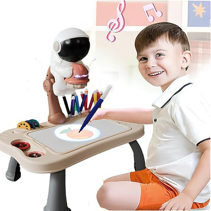 Hao Xiang™ Projector Drawing Board  Project & Trace • Reusable Drawing Surface • Multiple Templates • Creativity & Learning • Portable Design