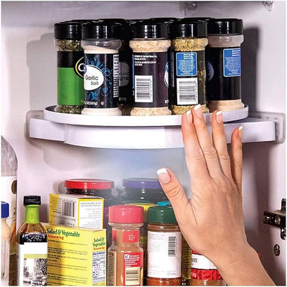 360° SpinStore™ Rotating Organizer  360° Rotating Access • Space-Saving Storage • Kitchen, Bathroom & Bedroom • Easy Organization