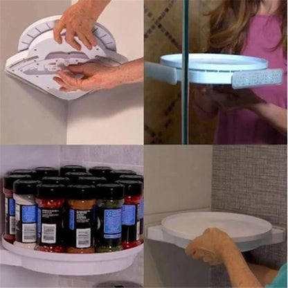 360° SpinStore™ Rotating Organizer  360° Rotating Access • Space-Saving Storage • Kitchen, Bathroom & Bedroom • Easy Organization