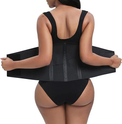 SaunaFit™ Waist Trimmer & Body Shaper  Sauna-Effect Design • Tummy Support • Waist-Smoothing Fit • Flexible Everyday Wear